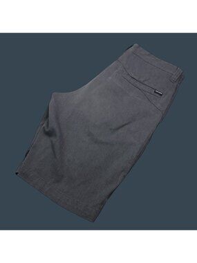 Volcom Mens Charcoal Gray Chino Shorts 29 Casual Wear Pockets